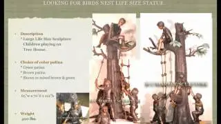 Children Bronze Garden Statues and Sculpture
