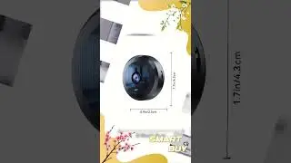 Wireless Mini WiFi Security Camera with Night Vision Motion Detection Rechargeable Battery Easy t...