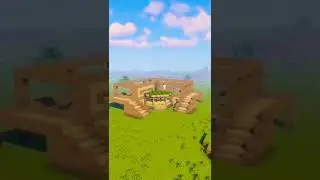 how to make a house in minecraft #shorts #minecraft #trending