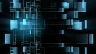 Geometric Technological Pattern on Loop - Video HD