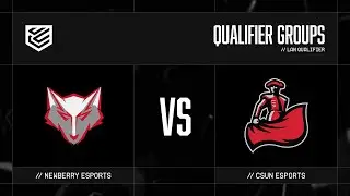 Newberry Esports vs CSUN Esports | CCL 2023 LAN Qualifier | Qualifier Group D