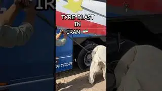 Tyre blast In Iran 🇮🇷 #tyreblast