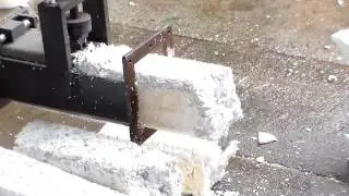 EPS foam compactor