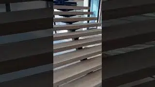 7&rsquo; wide custom floating stairs