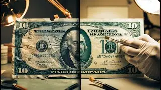💵 Banknote Restoration: Before & After! How Old Money is Restored?