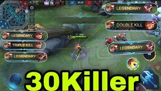 Best Fanny - 30 kill - mobile legends bang bang - LapuLapu KH