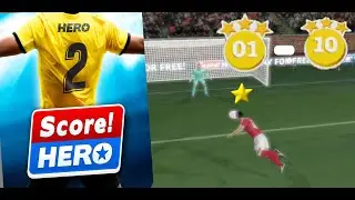 Score! Hero 2 &mdash; Уровень 1 &mdash; 10 &mdash; Пройдите прохождение на 3 звезды