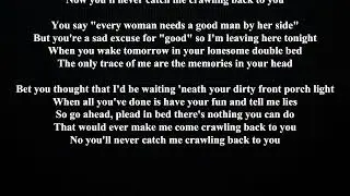 Roy Williams feat. Francie - You&rsquo;ll Never Catch Me Crawling Back to You (Lyrics)