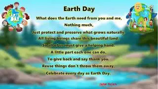 Earth  Day |Referred from CreativeKids Starshine book | CBSE | Poems for kids #kids #cbseboard