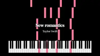 Taylor Swift - New romantics - EASY Piano