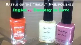 Inglot vs. Tuesday in Love - Water Permeability Test