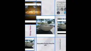 TessaRai Patio Fire Pit Kit