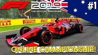 BEST AND WORST START! - Formula 1 2019 Multiplayer Online Championship! #1 w/ The Boys (Australia)