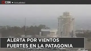 ALERTA ROJA en COMODORO RIVADAVIA y RADA TILLY: VIENTOS HURACANADO en la PATAGONIA