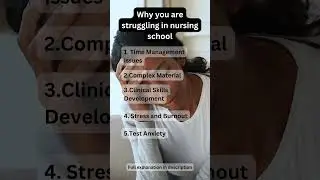Why you are struggling in nursing school #nursingdegree #nursing #nursingschool #bsn #nursingstudent