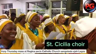(2025) Holy Thursday mass at Regina pacis catholic church Sangotedo Ajah Lagos/ the lord super.