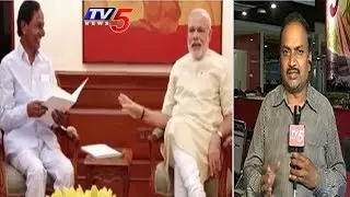 CM KCR to Meet PM Modi Shortly Over Zonal and Pre Elections in Telangana | TV5 News