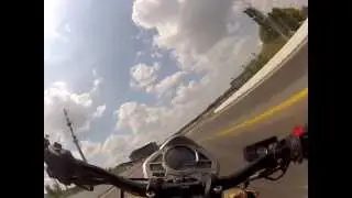 honda 600 hornet on track !! 2 laps @ Hockenheimring