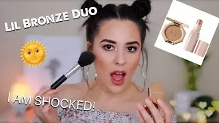 NEW FENTY SUN STALK'R BRONZERS! | LIL BRONZE DUO REVIEW