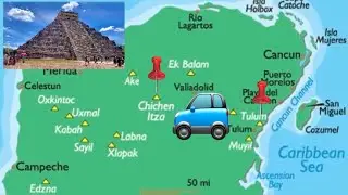 CARRETERA DE CHICHEN ITZA A TULUM, COMO ESTA? CUANTO TIEMPO ES? TE MUESTRO EL RECORRIDO 🚘