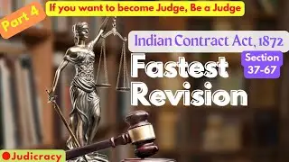 Indian Contract Act | Section 37-67 | Fastest revision | Full Act covered | Chhattisgarh Civil Judge