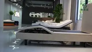 sturdy smart adjustable bed humanized design with underbed lighting