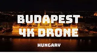 Budapest at Night in Hungary | Stunning Drone Views of Castle Hill, Parliament & Chain Bridge 4K
