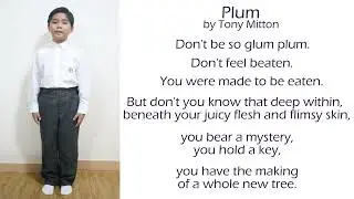 73rd Hong Kong Schools Speech Festival - Plum by Tony Mitton | Merit Award (Solo Verse Speaking)