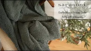 Up to 55% off Saranoni Luxury Blankets & Gifts Early Black Friday Sale 2022