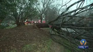Relentless storms march through Matthews causing massive damage