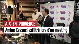Aix-en-Provence : Amine Kessaci exfiltr&eacute; lors d'un meeting