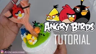 How to make Angry Birds Tutorial | Clay | Fondant | Diy Candle | Cup n Cakes Gourmet
