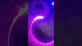 colocando fita led em alto falante