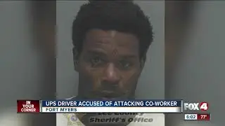 UPS employee brutally attacks coworker