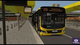 Omsi 2 - Ahlheim v4 - im MAN NLC 12C auf der NE09 / 409 vom HBF nach Kranenburg