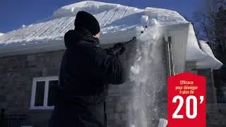 Grattes pour toiture Garant  Une nouvelle gratte &agrave; neige utilisant la gravit&eacute;; c&rsquo;est facile!
