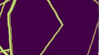 lights paths using partiicle