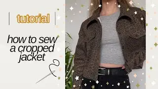 how to sew a crop jacket