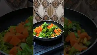 cooking broccoli with prawn and vegetables. Broccoli recipe .#food easy food breakfast ideas