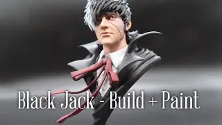 How to build and Paint a resin Bust - Black Jack