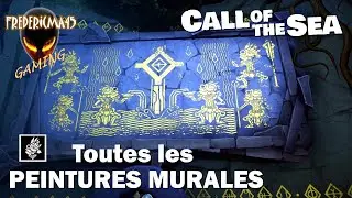 CALL OF THE SEA Toutes les PEINTURES MURALES / All MURALS 29/29 - Grav&eacute; dans la pierre