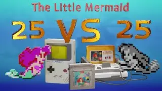 25 VS 25. The Little Mermaid. NES / Game Boy. 50 игр за стрим. Безумный челлендж. NReality Start.Ч.1