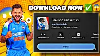 Realistic Cricket 22 Download &mdash; Best Cricket Game 2026 😱😳