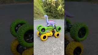 Wow 🤩 my best Rc moka car 🚘 and dinosaur 🦕 #shortsfeed