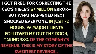Fired for Correcting CEO’s Niece—3 Days Later, 76 Clients Left With Me