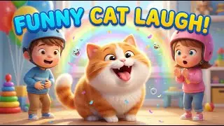 गुदगुदी वाली बिल्ली जी 😹 | Funny Cat Hindi Kids Song | Cartoon Nursery Rhyme | Hindi Kids Poem