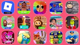 Roblox,🏠 HELLO NEIGHBOR'S PRISON RUN,YARNABY'S PRISON RUN,[NEW!] NIGHTMARE HUGGY WUGGY PRISON RUN.