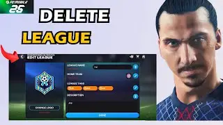 Fc Mobile 26 How to Delete League