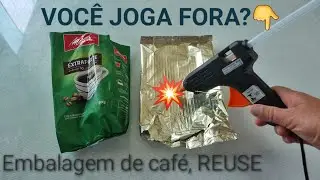 IDEIAS INCRÍVEIS FAÇA VOCÊ MESMO. Dicas DECORAÇÃO DE ARTESANATOS DA RECICLAGEM | Embalagem de café