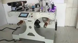 How to print QR code Batch No.on label by CYCJET Rewinding UV Inkjet Printer datamatrix code Printer